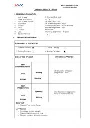 English worksheet: present progressive