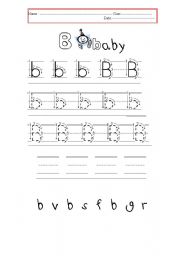 English worksheet: Alphabet (B)