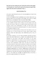 English Worksheet: DESIDERATA CHANGED BY PIXIES