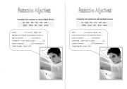 English worksheet: Possessive adjectives