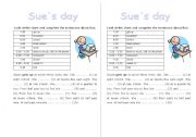 Sues day - daily routines