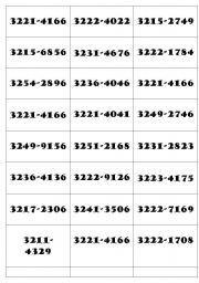 Telephone numbers