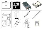 English worksheet: CLASSROOM OBJECTS