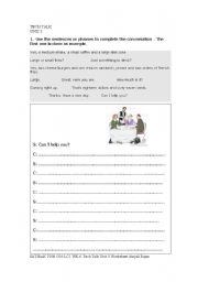 English Worksheet: role play