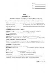 English Worksheet: QUIZ ON THE FUTURE