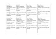 English Worksheet: Long Lost Family Cards