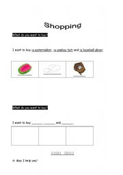 Shopping Lesson Plan ESL