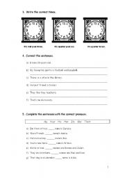 English worksheet: part 2