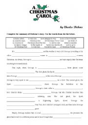 English Worksheet: A Christmas Carol