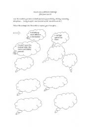 English worksheet: modals