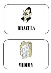 halloween flashcards