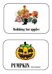 English Worksheet: halloween flashcards part 7
