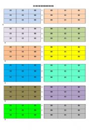 English worksheet: Alphabet Bingo n1
