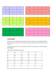 English Worksheet: The alphabet bingo n2 