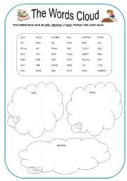 English Worksheet: Word Cloud