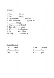 English worksheet: 