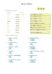 English Worksheet: Adjectives and Adverbs