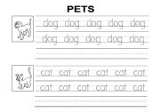 Pets - Handwritting exercise