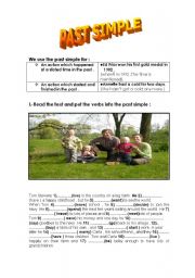 English Worksheet: PAST SIMPLE 