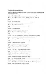 English Worksheet: fill in the blank