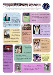 English Worksheet: Guinness World Records