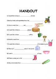 English worksheet: quantifiers