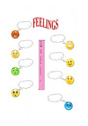 English worksheet: FEELINGS
