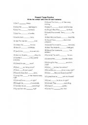 English Worksheet: Pronoun Practice