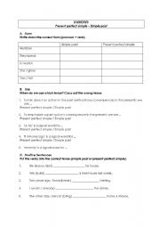 English Worksheet: Exercises on Present perfect simple vs. Present perfect continuous
