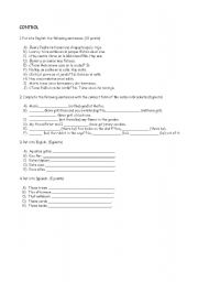 English worksheet: Exercises related to use of to be, to have got, there is and there are