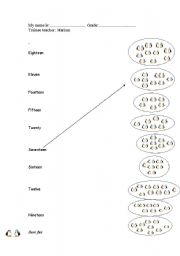 English worksheet: matching