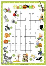 Halloween crossword