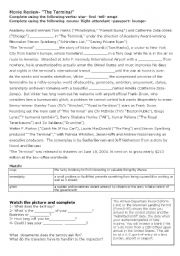 English Worksheet: The terminal- preview1