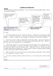 English Worksheet: Learning about Emails