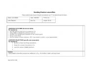 English Worksheet: sample.. my first lesson plan