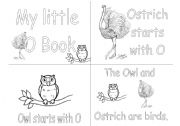 English Worksheet: O alphabet book