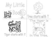 English Worksheet: T alphabet book