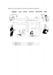 English worksheet: jobs