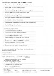 English Worksheet: Passive Voice 2