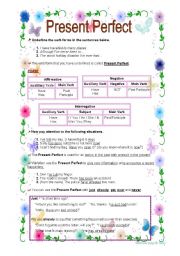 English Worksheet: Present Perfect