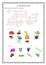 English Worksheet: FOOD