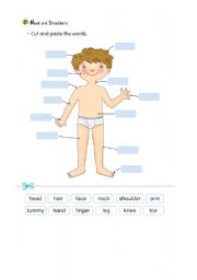 English Worksheet: guessing the part of the body