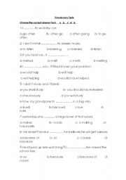 English Worksheet: Some Academic wordlist quizzes