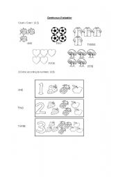 English Worksheet: quantities