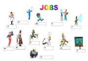 English Worksheet: jobs