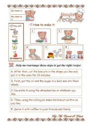 English Worksheet: Ordering instructions