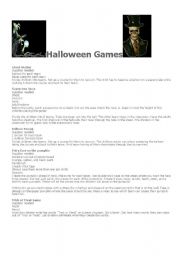 English Worksheet: More Halloween Games!!!!!