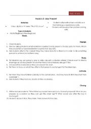 English Worksheet: Hydes Birthday Present