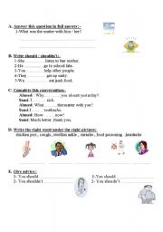 English worksheet: in the doctor