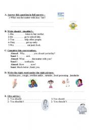 English Worksheet: in the doctor